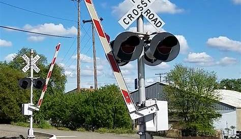 Railroad crossing signals YouTube