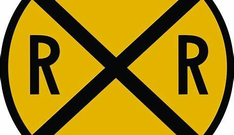 Railroad Sign Shape Crossing Stock Photo. Image Of Railway, age