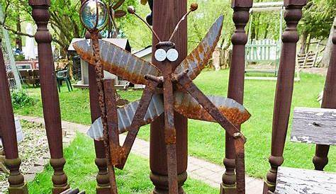 Railroad Spike Art Sculpture Dentist Made From Pins By Roland Metal