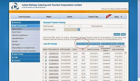 Railway Enquiry PNR Status, Train Running Status
