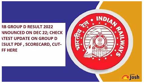 railway group D Result official group d result 2019