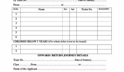 Railway Ticket Cancellation Form Pdf A Simple Guide To Indian Trains The Crowded