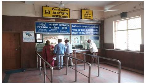 Railway Ticket Counter Design Interior Of Pandavapura Station