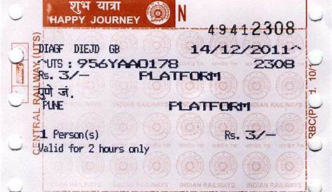 Train Ticket Template Template Business