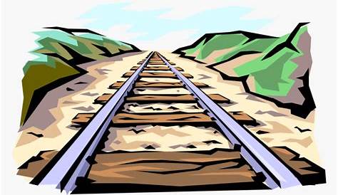 Railway Track With Train Clipart Riding On Railroad 431689 Download Free Vectors