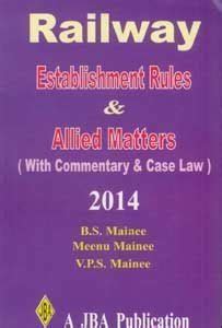 Railway Establishment Rules Book Popular