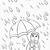 rain coloring pages printable