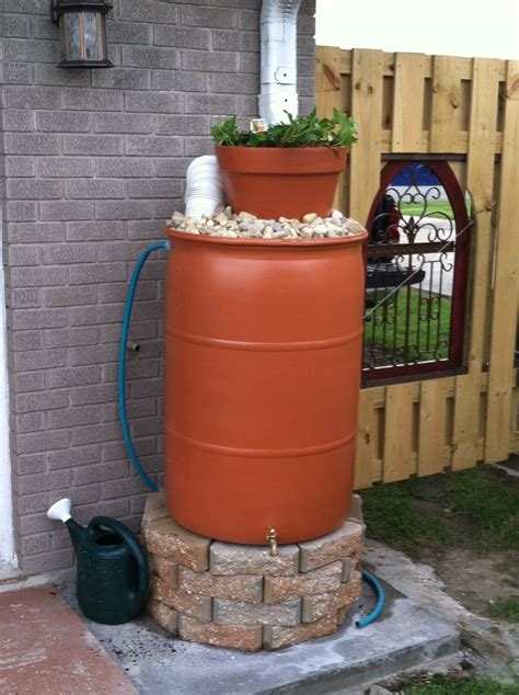Rain Barrel Base Ideas