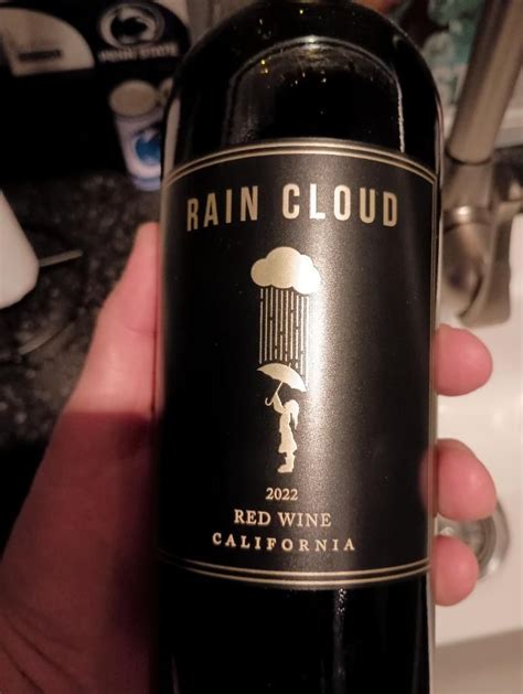 rain cloud red wine