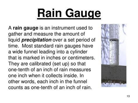 Rain Gauge Function