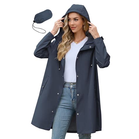 Rain Jacket Long Womens