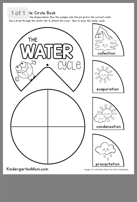 Rain Life Cycle Kindergarten Worksheet