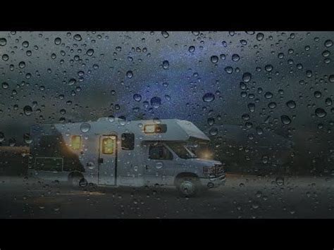 rain on campervan roof sounds for sleeping