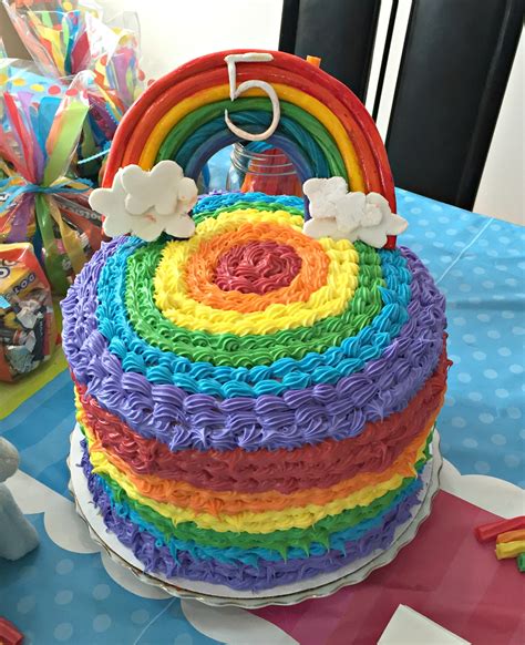 Rainbow birthday cake The Stitching Scientist