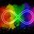 rainbow infinity paint vector free