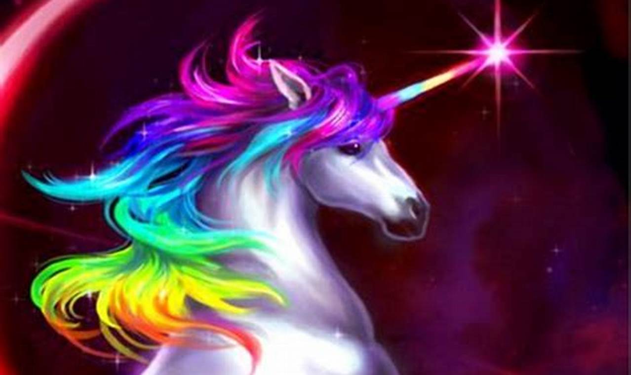 rainbow pictures of unicorns