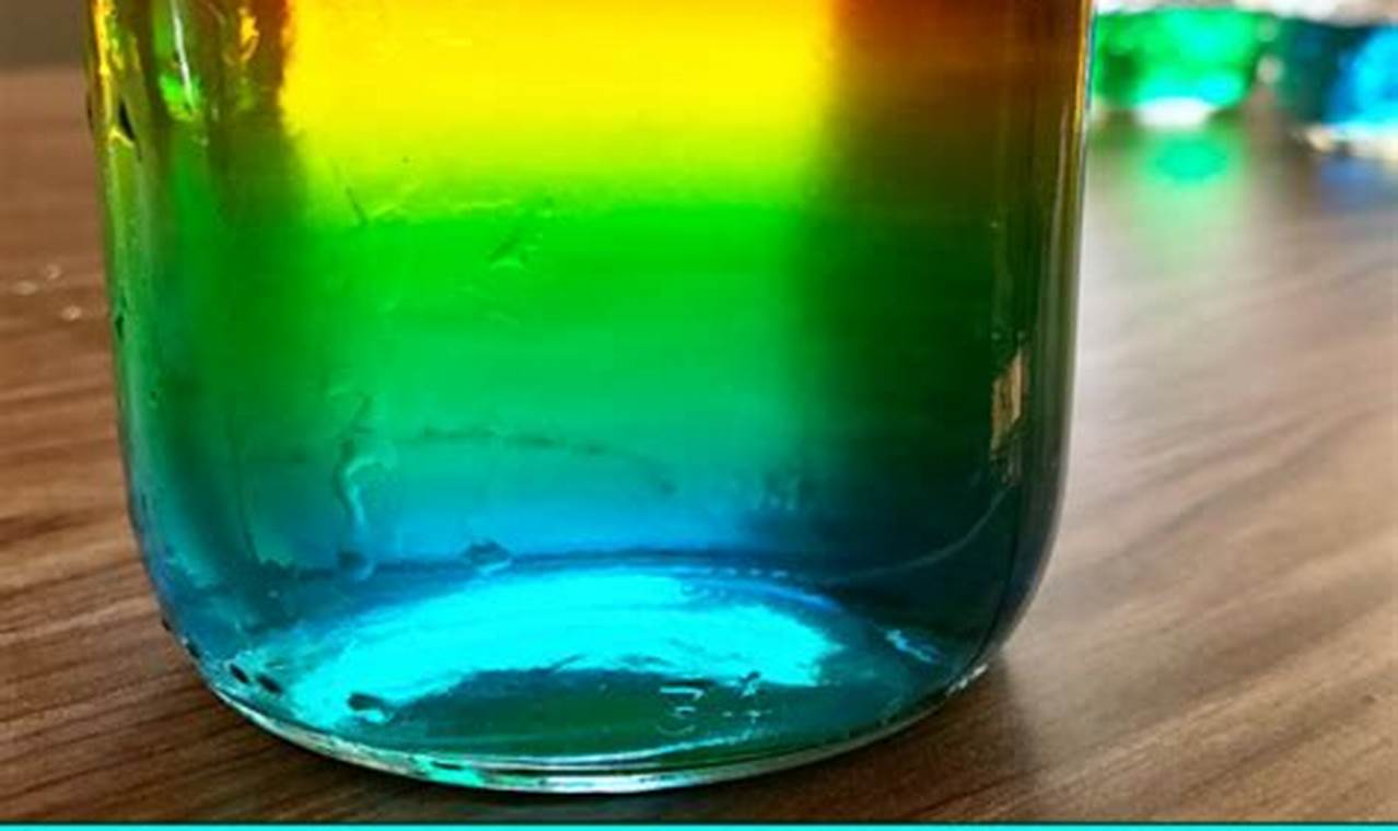 rainbow science experiments for kindergarten
