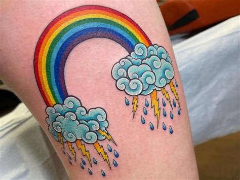 Awasome Rainbow Tattoos Designs Ideas