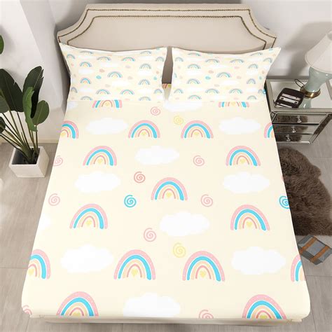 Rainbow Bed Sheets Twin