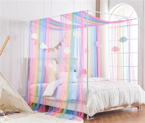 Rainbow Bed Valance