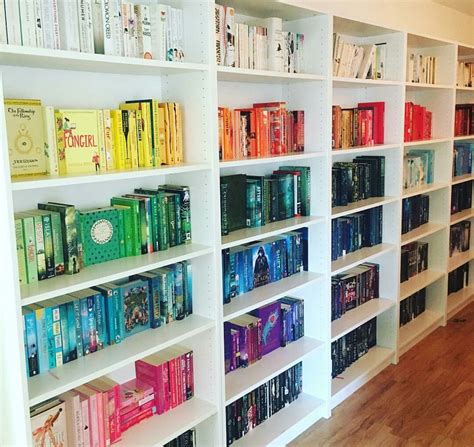 Rainbow Bookcase Zoom Background