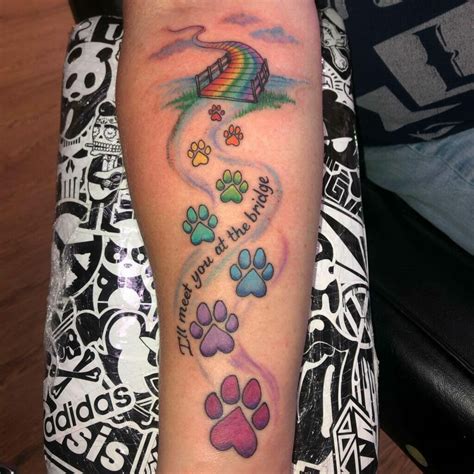 Inspirational Rainbow Bridge Tattoo Designs 2023