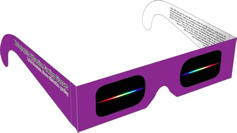 rainbow diffraction glasses