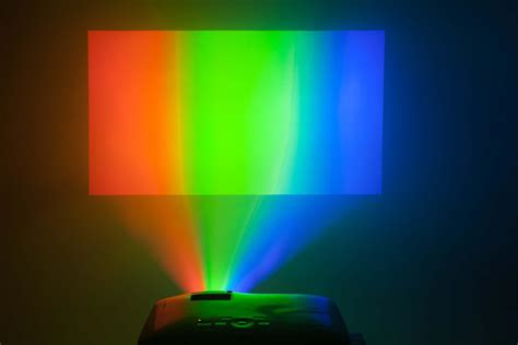 Rainbow Effect In Projector