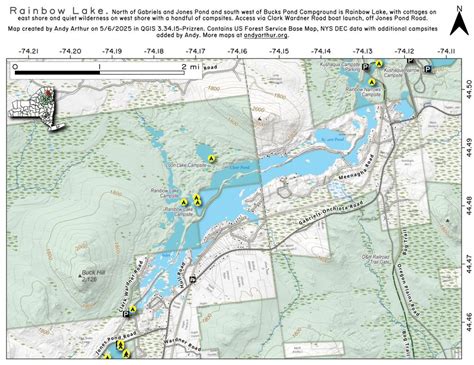 Rainbow Lake Ny Depth Chart