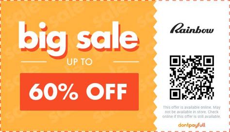 Rainbow Shops Coupons Codes