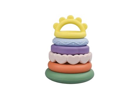 Rainbow Stacking Toy Silicone