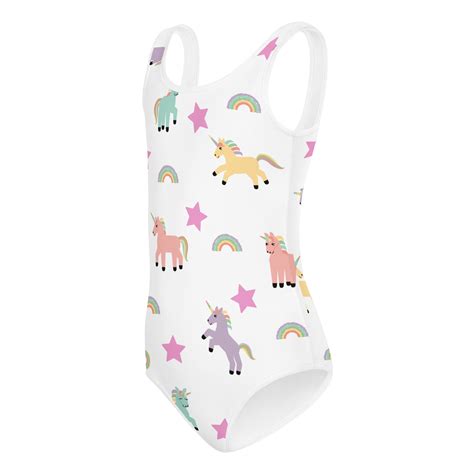 Rainbow Unicorn Bathing Suit