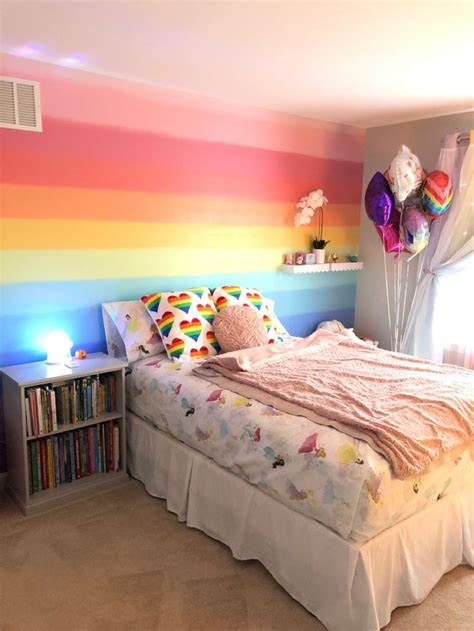 Rainbow Wall For Bedroom