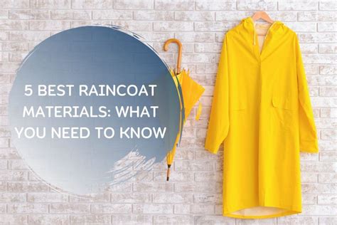 Raincoat Material Names