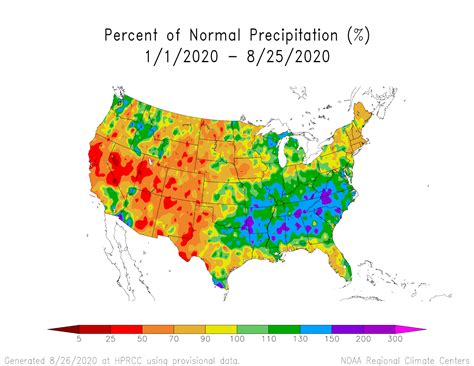 rainfall history by zip code map