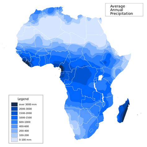 rainfall map of africa