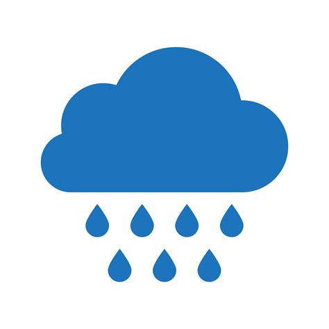 Rainy Cloud Symbol