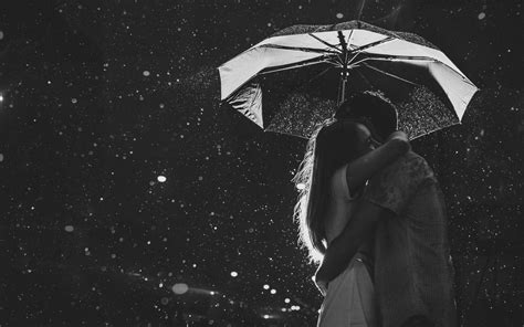 Rainy Night Couple
