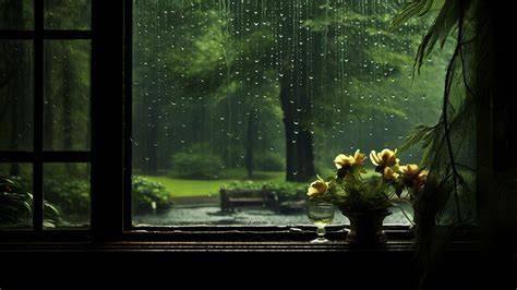 Rain On Window Wallpapers Wallpaper Cave