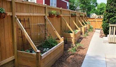 Raised Garden Bed Ideas With Fence