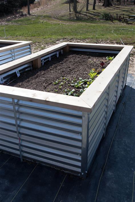 Galvanized Steel Raised Garden Bed Plans and Tutorial Wholefully