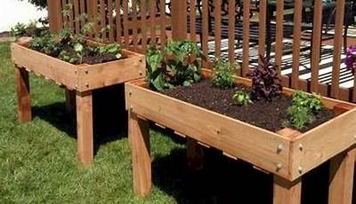 Raised Garden Planter Box Ideas