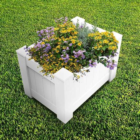 Raised Vinyl Planter Boxes