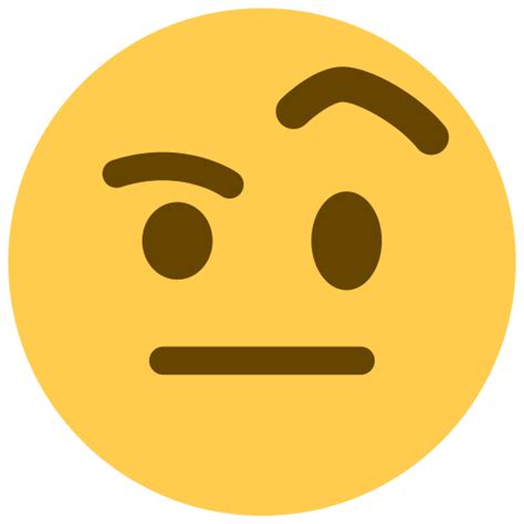 raising eyebrow emoji meme