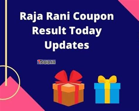 All You Need To Know About Raja Rani Coupon Results In 2023