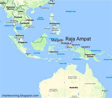 raja ampat islands location