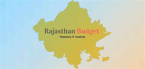 rajasthan budget 2023 summary
