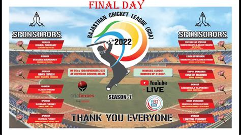rajasthan cricket league 2016 live score