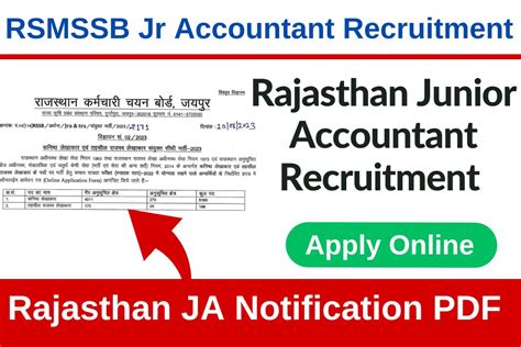 rajasthan jr accountant vacancy salary
