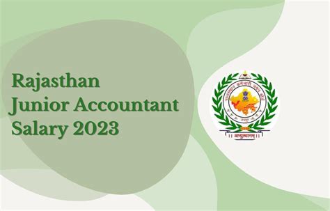 rajasthan junior accountant salary